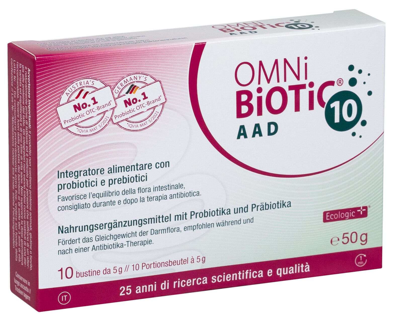 Omni-Biotic 10 AAD Allergosan 10 Bustine Da 5g