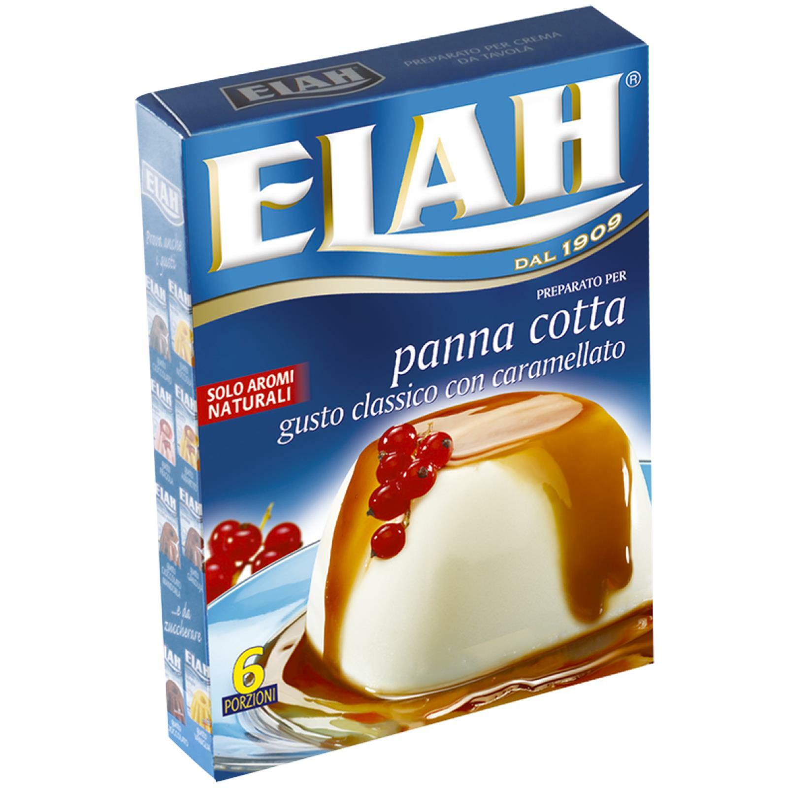 PREPARATO PER PANNA COTTA GUSTO CLASSICO CON CARAMELLATO ELAH 200g DESSERT DOLCI