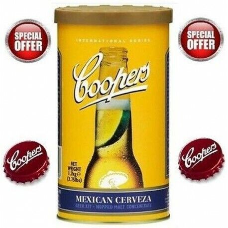 MALTO PREPARATO BIRRA COOPERS MEXICAN CERVEZA 1,7KG23 LT BIRRA FRESCA A LIMONE