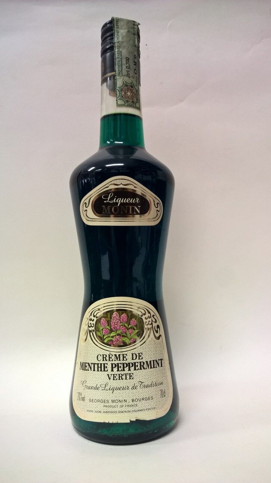 Monin Creme De Menthe Peppermint Verte Basi per Cocktail  20% vol  70 cl