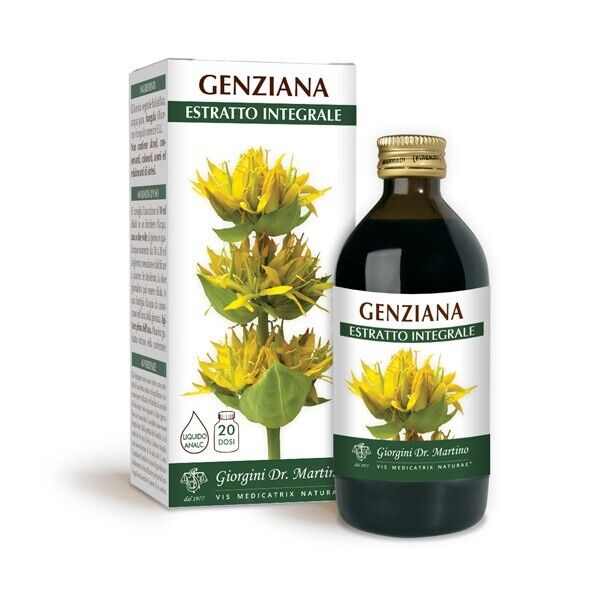 Dr. Giorgini Integratore Alimentare, Genziana Estratto Integrale Liquido Analcoo
