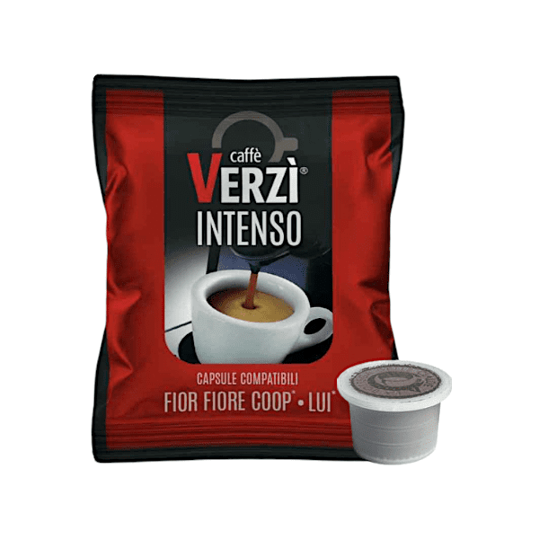 100 CAPSULE COMPATIBILE AROMA VERO,FIOR FIORE COOP,LUI,MARTELLO E ESPRESSO CA...