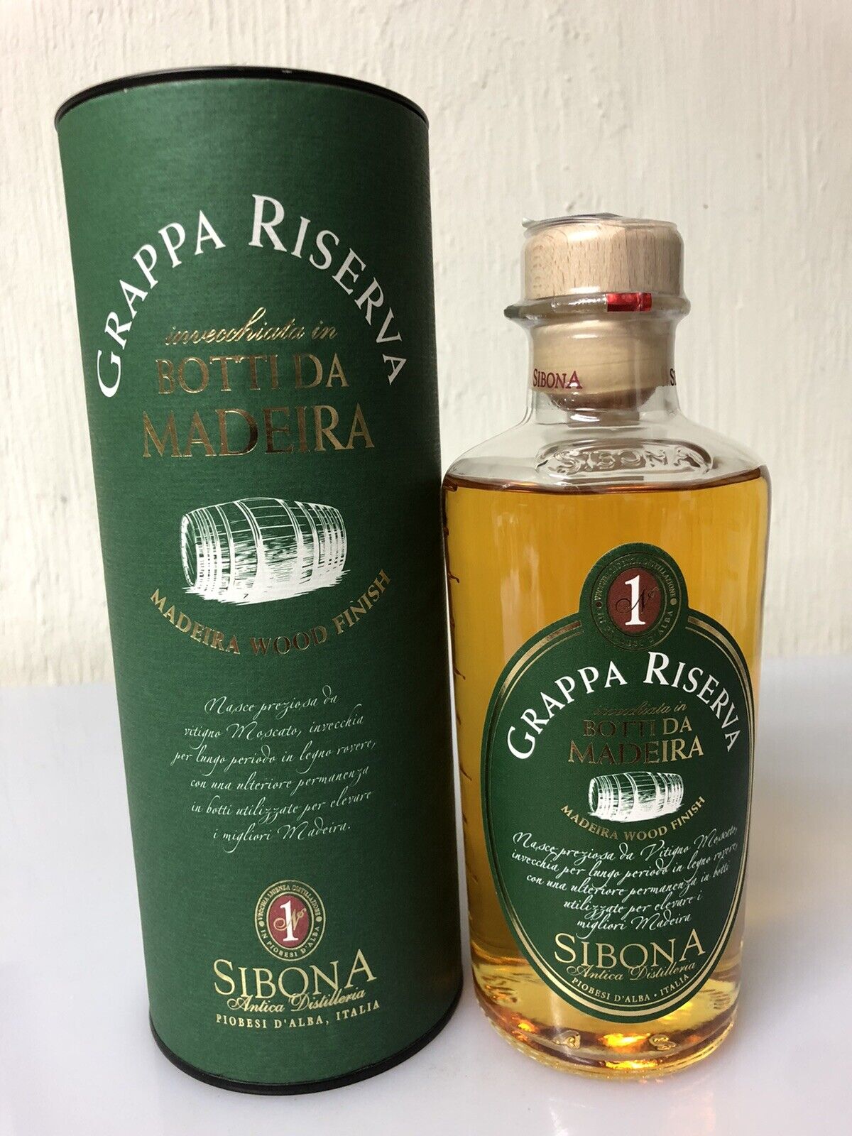 Sibona Grappa Riserva Invecchiata In Botti Da Madeira 50cl 44% Vol