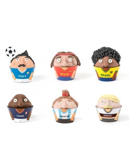 AVVOLGI MUFFIN WORLD CUP CON PICK 12 PEZZI