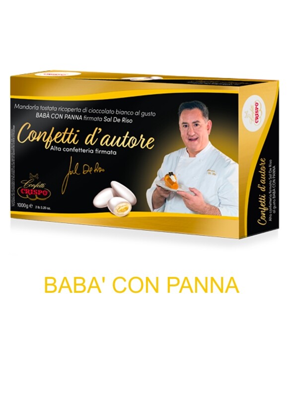 CONFETTI D AUTORE ALLA MANDORLA TOSTATA BABA CON PANNA 1 KG
