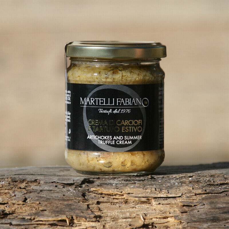 SALSA AL TARTUFO - CARCIOFI E TARTUFO NERO ESTIVO GR.180- ARTICHOKES AND TRUFFLE