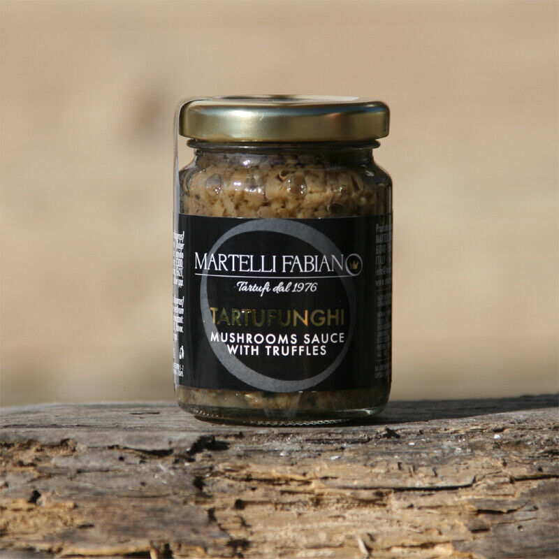 SALSA TARTUFATA CON TARTUFO - TARTUFUNGHI GR.90 - MUSHROOMS AND TRUFFLE