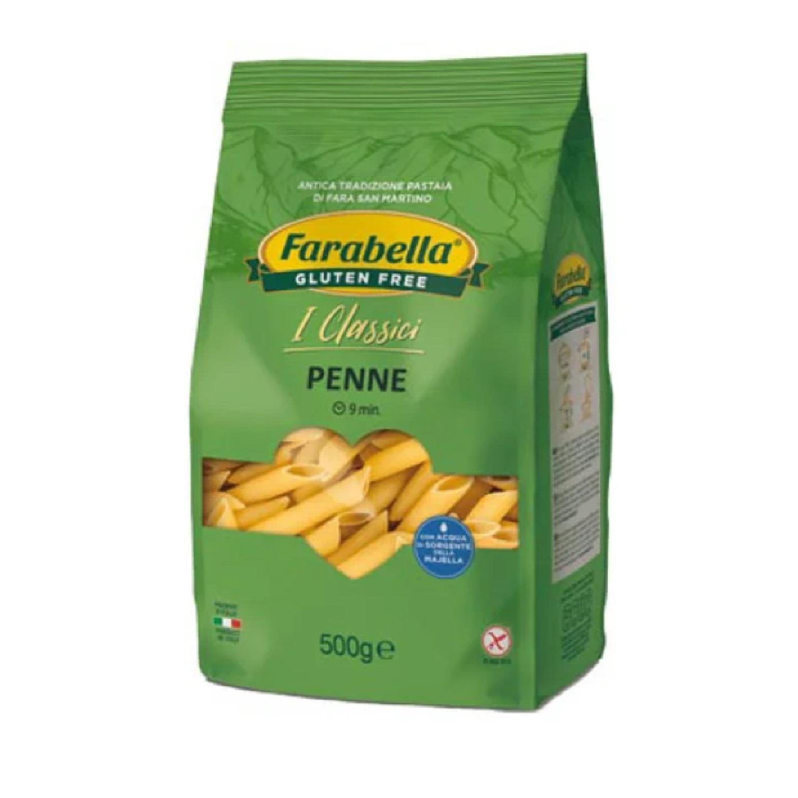 Pasta Farabella I Classici Senza Glutine Penne Rigate Pacco da 500 g