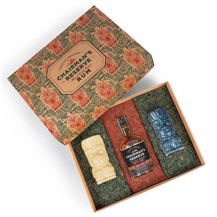ST. LUCIA DISTILLERS RUM CHAIRMAN'S RESERVE SPICED 70 CL SPECIAL PACK