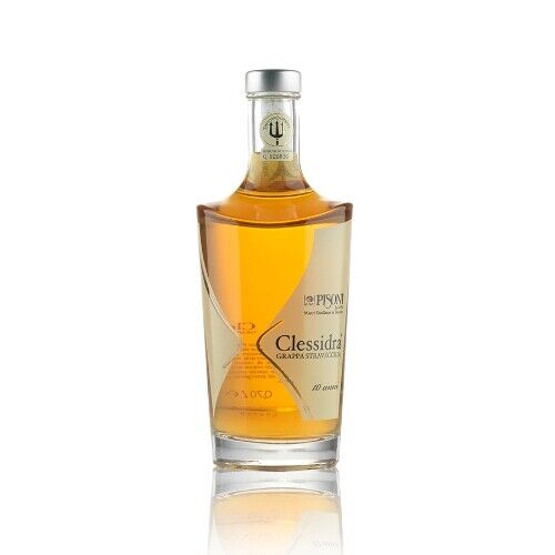 GRAPPA  "CLESSIDRA"  STRAVECCHIA 10 ANNI IN BOTTE ROVERE CL 70