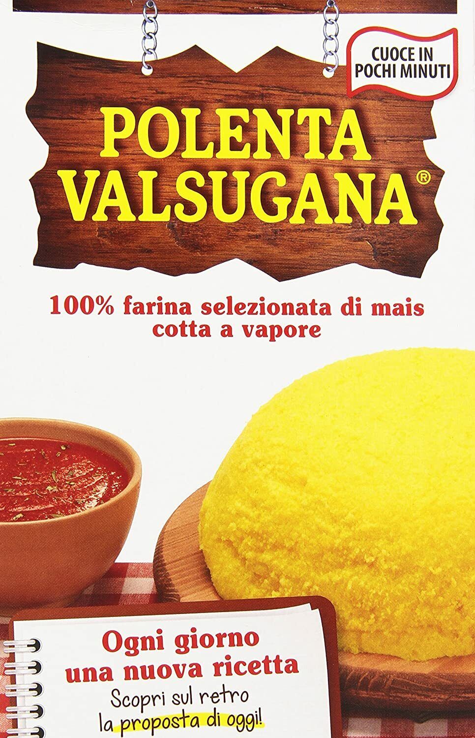 Valsugana Polenta Farina di Mais Cotta a Vapore