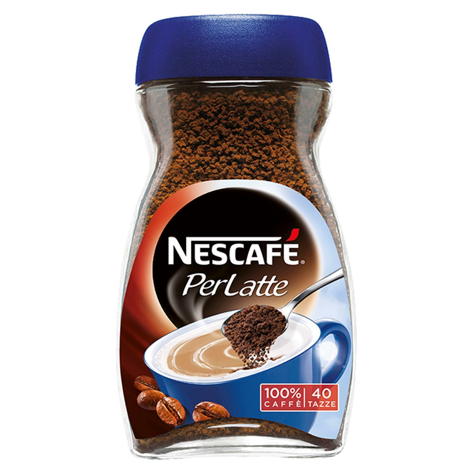 CAFFE' SOLUBILE NESCAFE' PER LATTE 100 GR CAFFE' IOFILIZZATO IN POLVERE LATTE