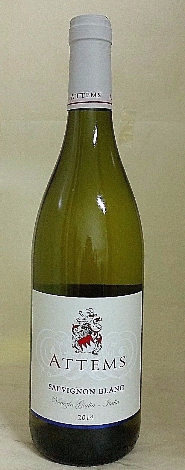 1 Sauvignon Blanc Cantine ATTEMS 2014 Vino Bianco VEN. GIULIA IGT cl.75 Bot.
