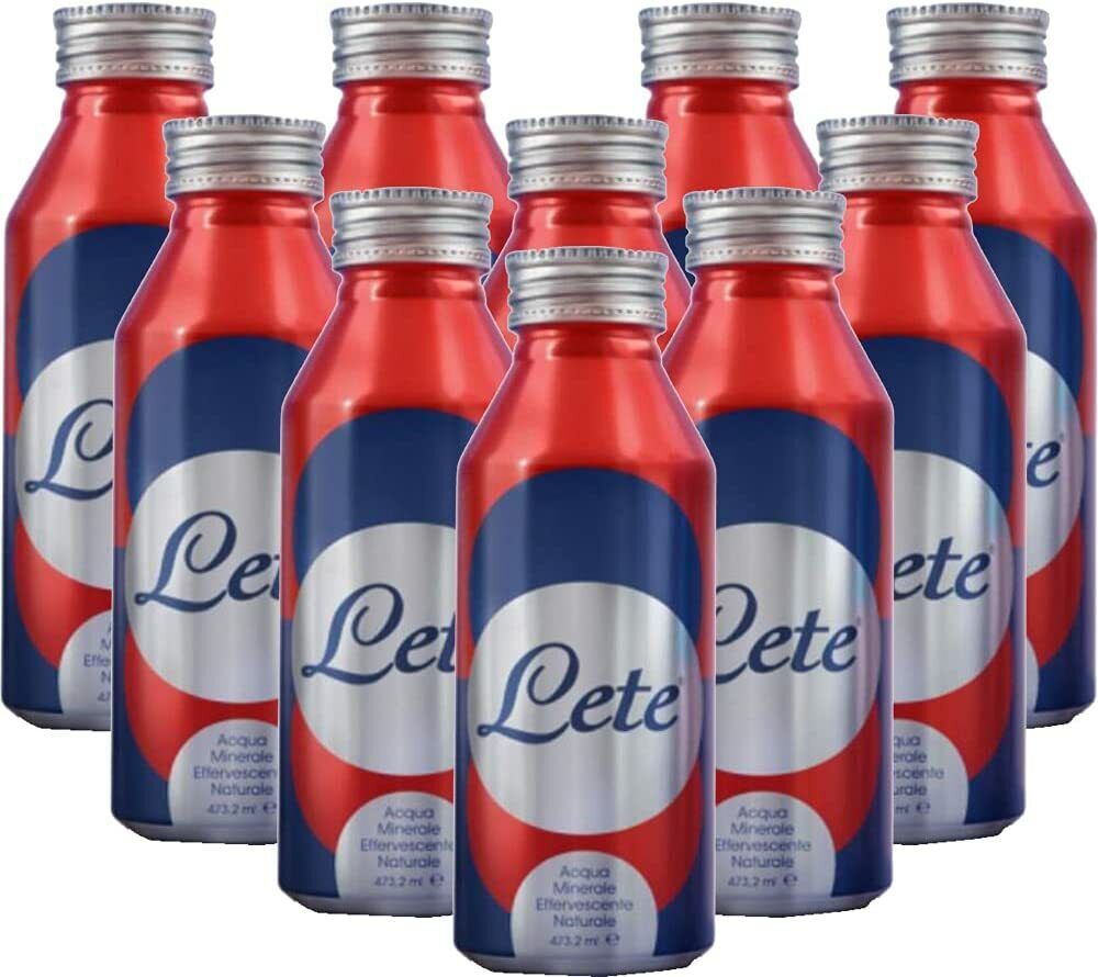 Acqua Frizzante - Lete - Formato Borraccia in Alluminio 12 Lattine da 435ml
