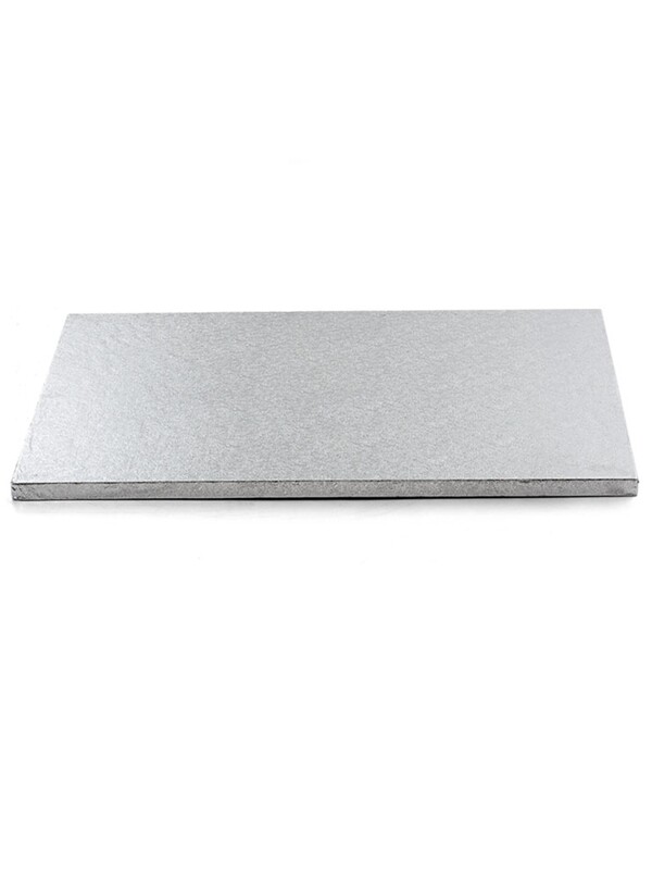 SOTTOTORTA RETTANGOLARE ARGENTO BAKERY CM. 30X40X1,2 H