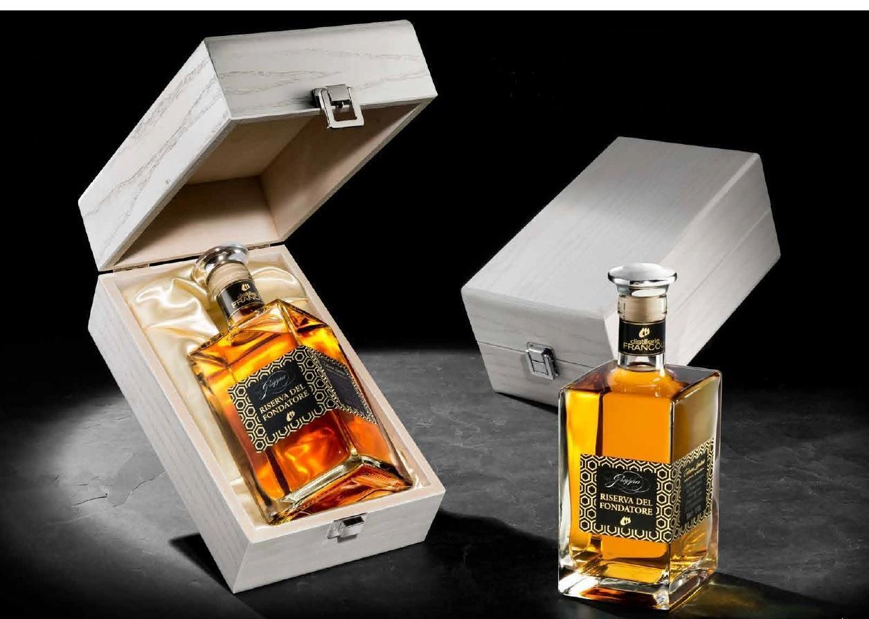 LUIGI FRANCOLI GRAPPA RISERVA DEL FONDATORE 70 CL IN ASTUCCIO DI LEGNO