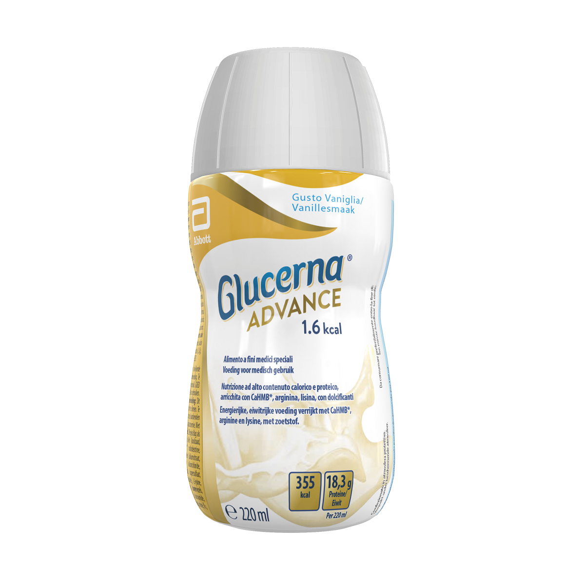 GLUCERNA ADVANCE 1,6 Gusto Vaniglia 220ML