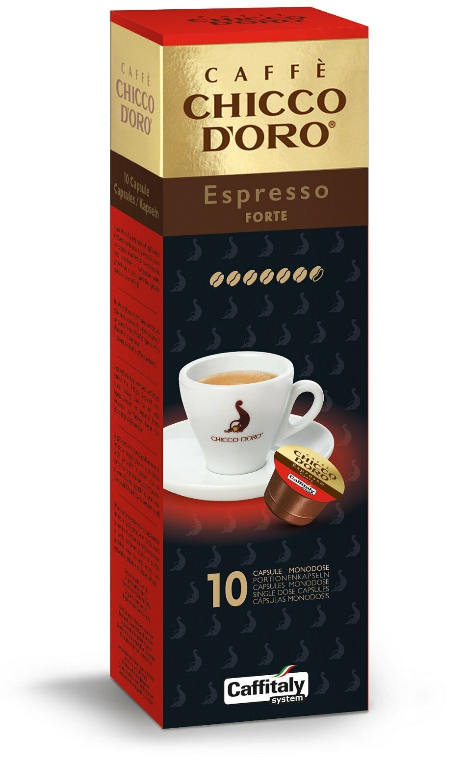 Caffitaly System - Chicco D'oro Forte - 100 Capsule originali