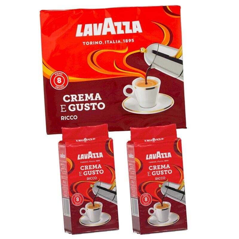Caffè Crema e Gusto Ricco 2x250g - LavAzza