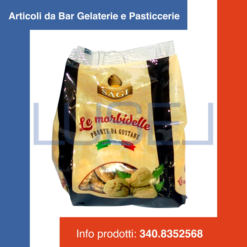 GR 500 CASTAGNE SGUSCIATE SECCHE AMMORBIDITE AL VAPORE DRY CHESTNUTS MORBIDELLE