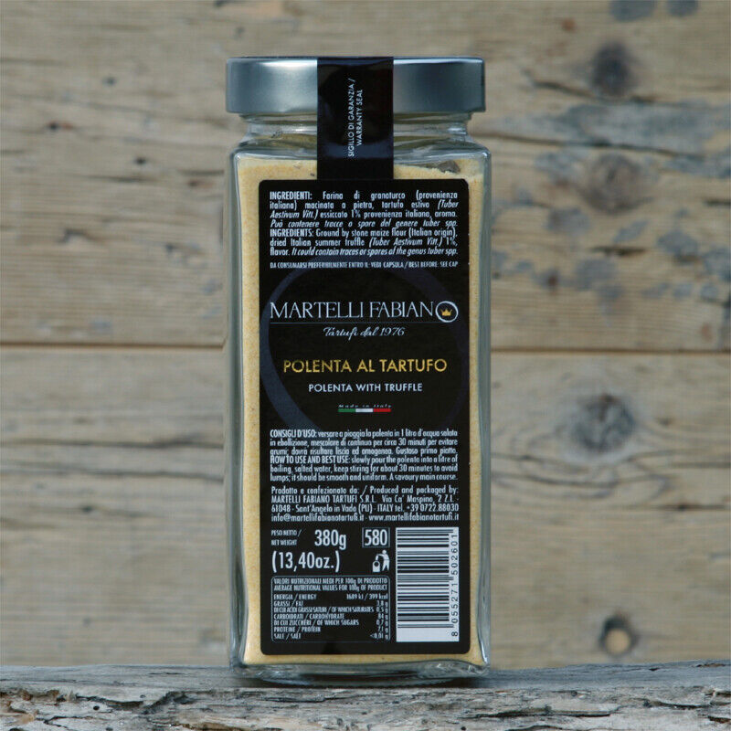 POLENTA AL TARTUFO 380 g - POLENTA WITH TRUFFLE 13,40 oz