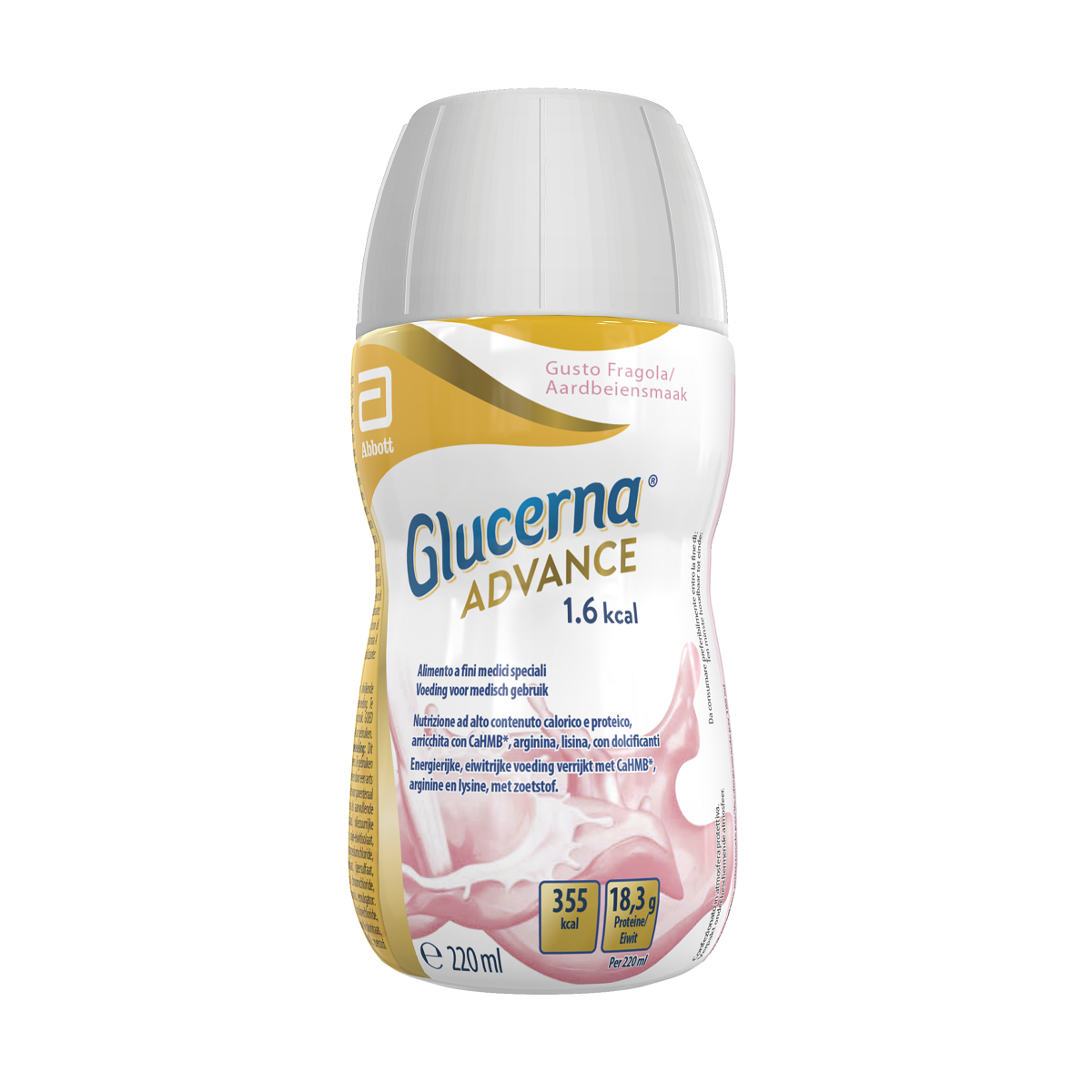 GLUCERNA ADVANCE 1,6 Fragola 220ML
