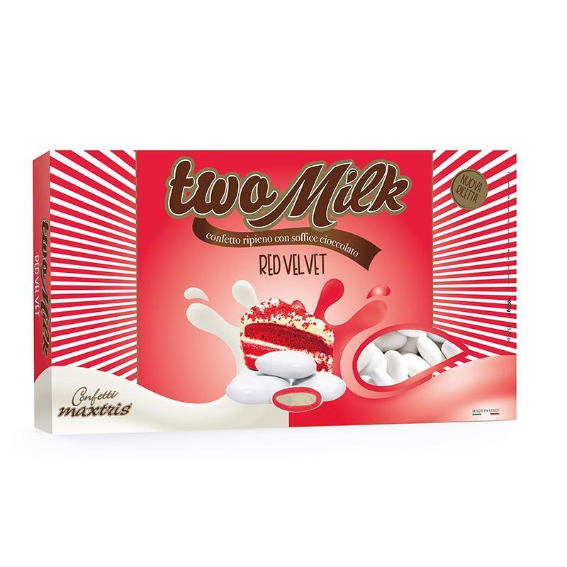 Confetti Two Milk Red Velvet 1kg Maxtris senza glutine