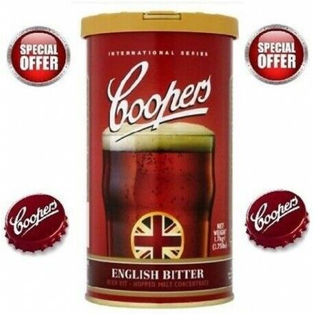 MALTO PREPARATO PER KIT BIRRA COOPERS BITTER 1,7KG23 LITRI DI BIRRA FERMENTATI