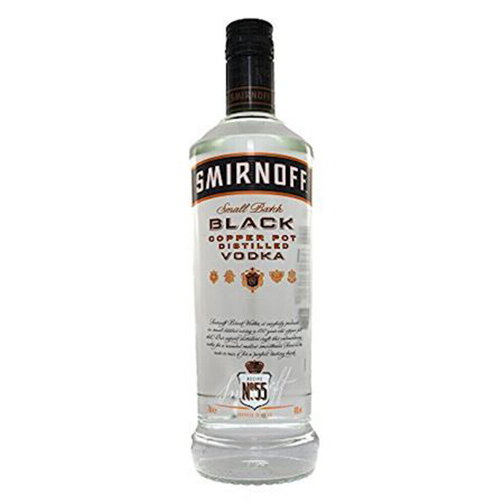 VODKA SMIRNOFF n°55 40% 70cl Etichetta Nera