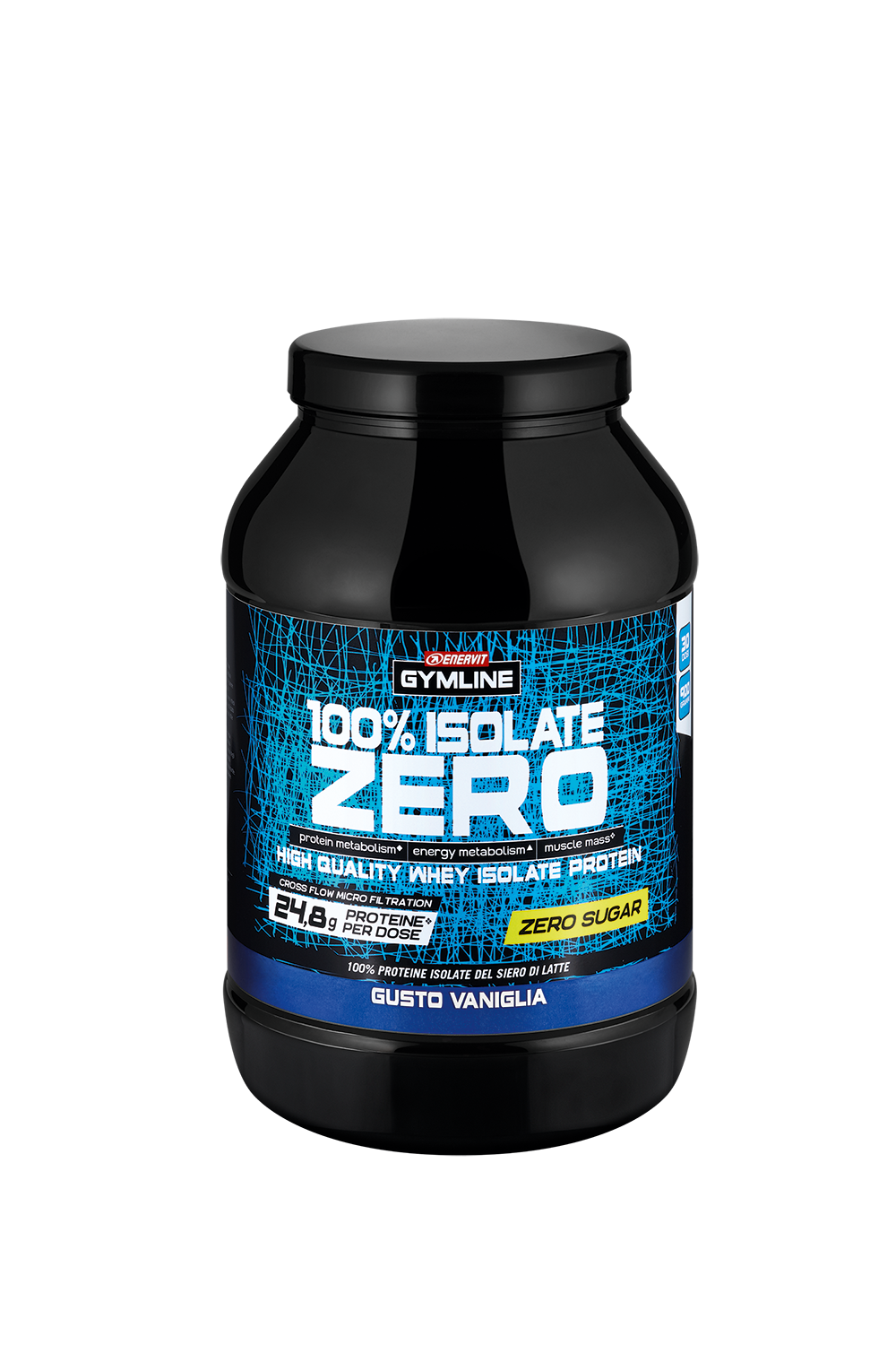 Gymline 100% Whey Protein Isolate Zero Zuccheri Vaniglia Enervit 900g