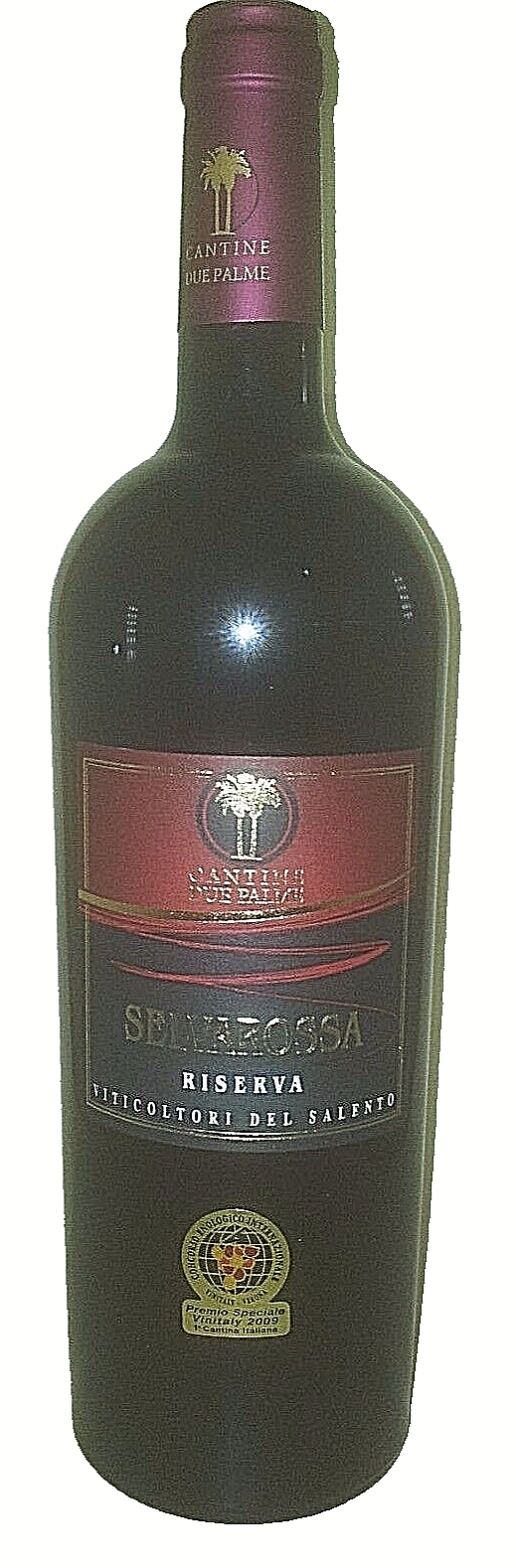1 SELVAROSSA CANTINE DUE PALME Salice Salentino Riserva DOP Puglia cl.75 Bott.