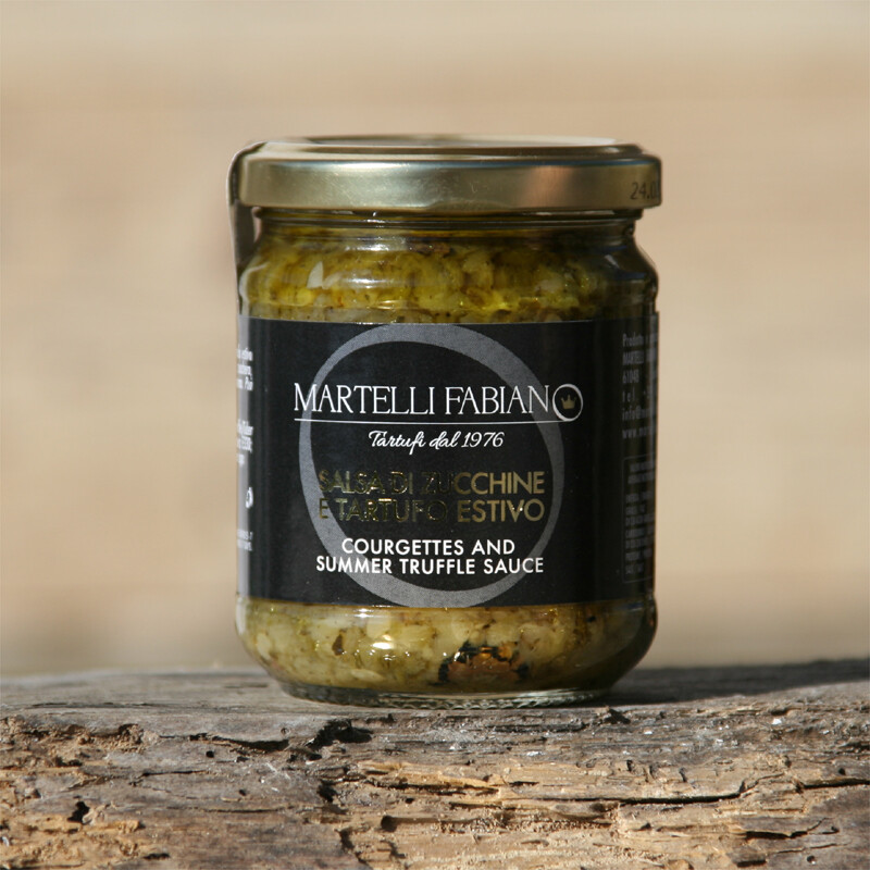 SALSA AL TARTUFO - ZUCCHINE E TARTUFO NERO ESTIVO GR.180- COURGETTES AND TRUFFLE