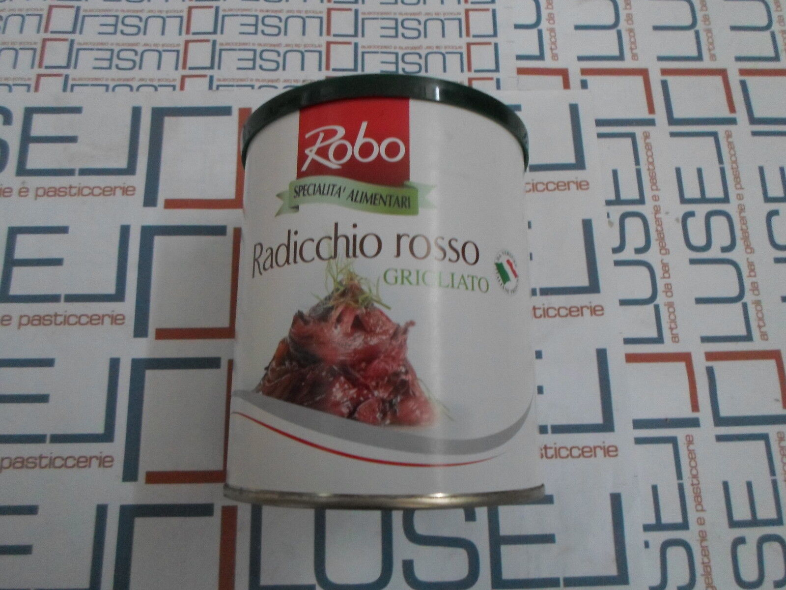 GR 700  RADICCHIO ROSSO GRIGLIATO IN LATTA RED RADISH APERITIVO  PASTA O PIZZA