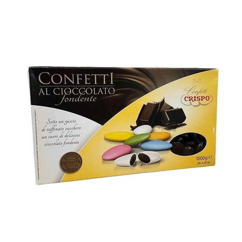 CONFETTI CRISPO AL CIOCCOLATO FONDENTE NERO 1 KG.