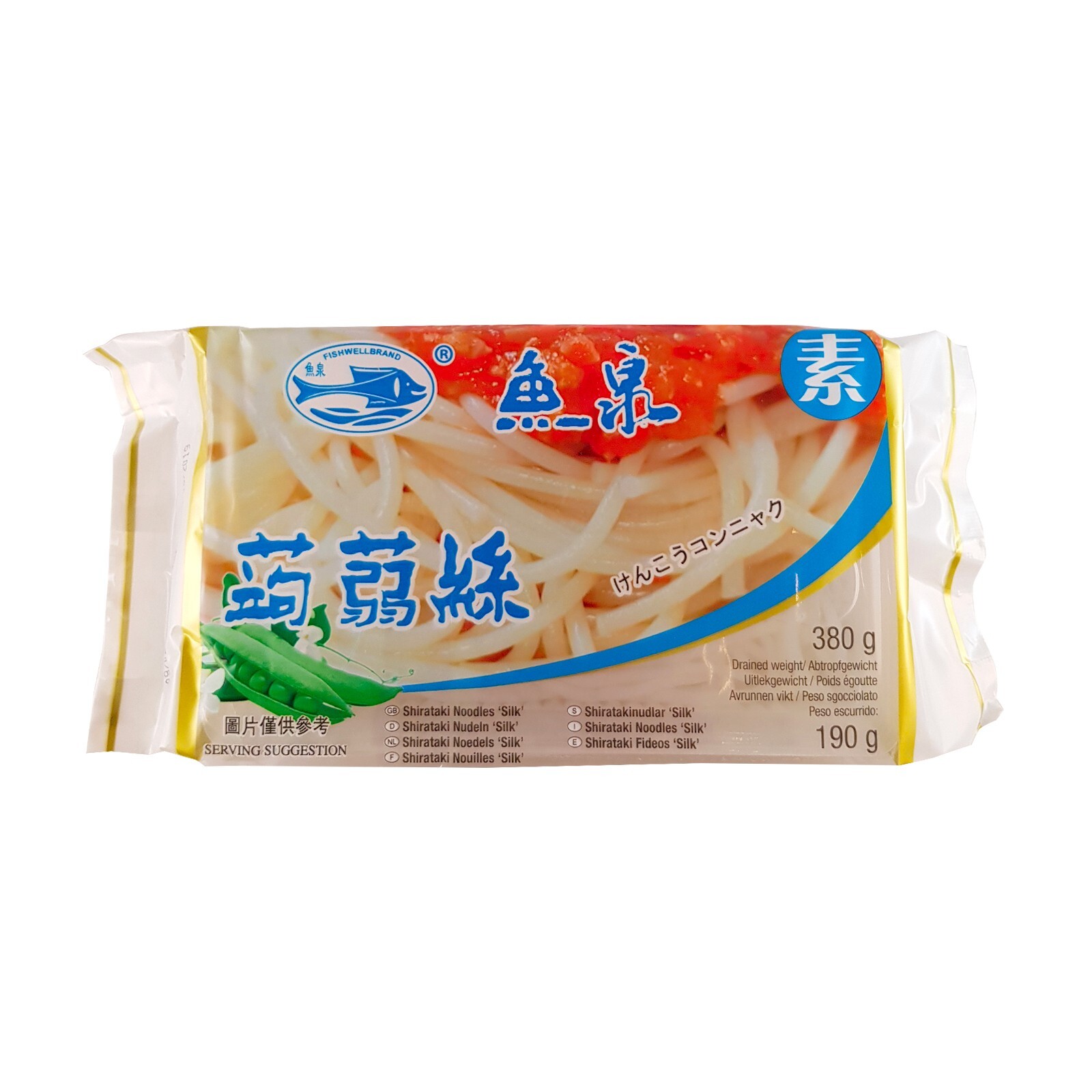 Shirataki di konjac in liquido - 380 g Fishwellbrand