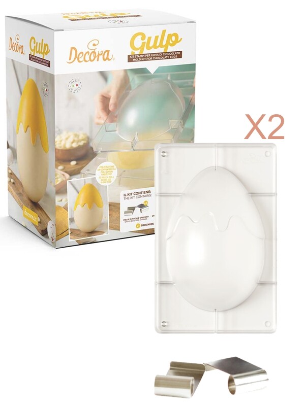 STAMPO UOVO DI PASQUA POLICARBONATO GULP CON MOLLE 250 GR