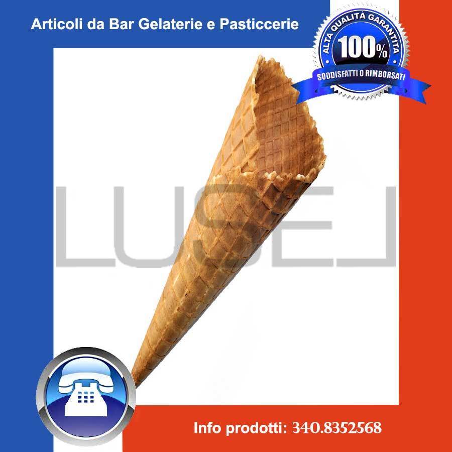 Pz 216 cono cialda per gelato in wafer arrotolato per gelateria - formato medio