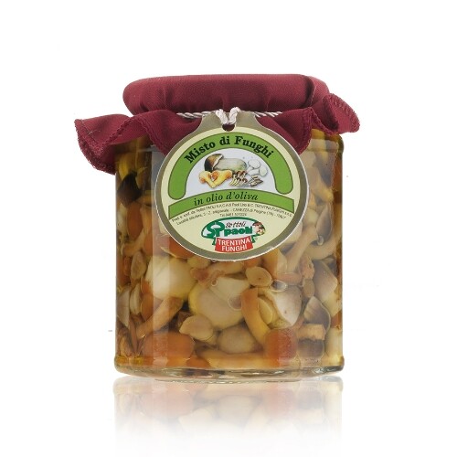 MISTO FUNGHI IN OLIO D`OLIVA  285 GR