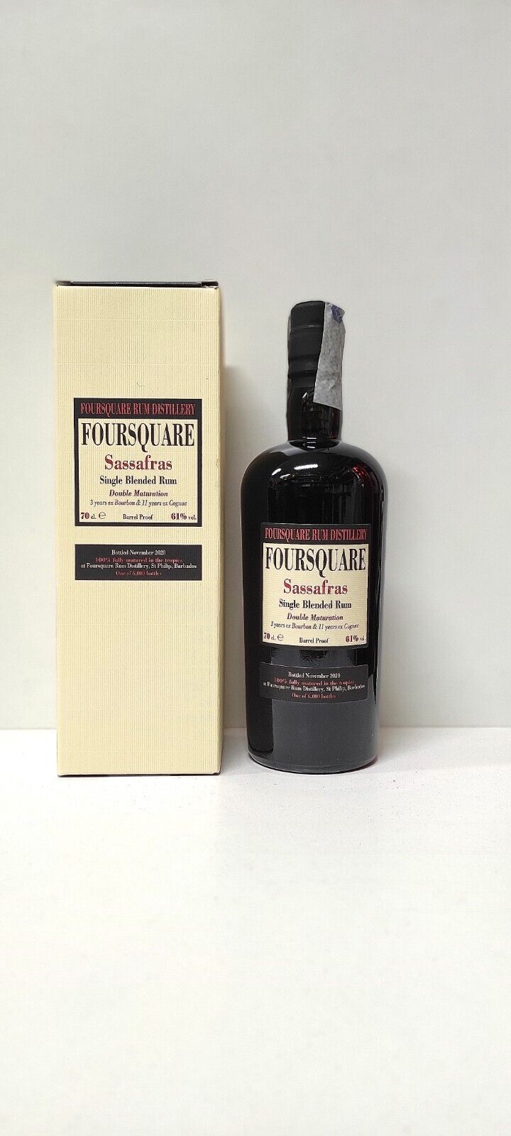 Foursquare  Sassafras  70 cl  61% vol  con box