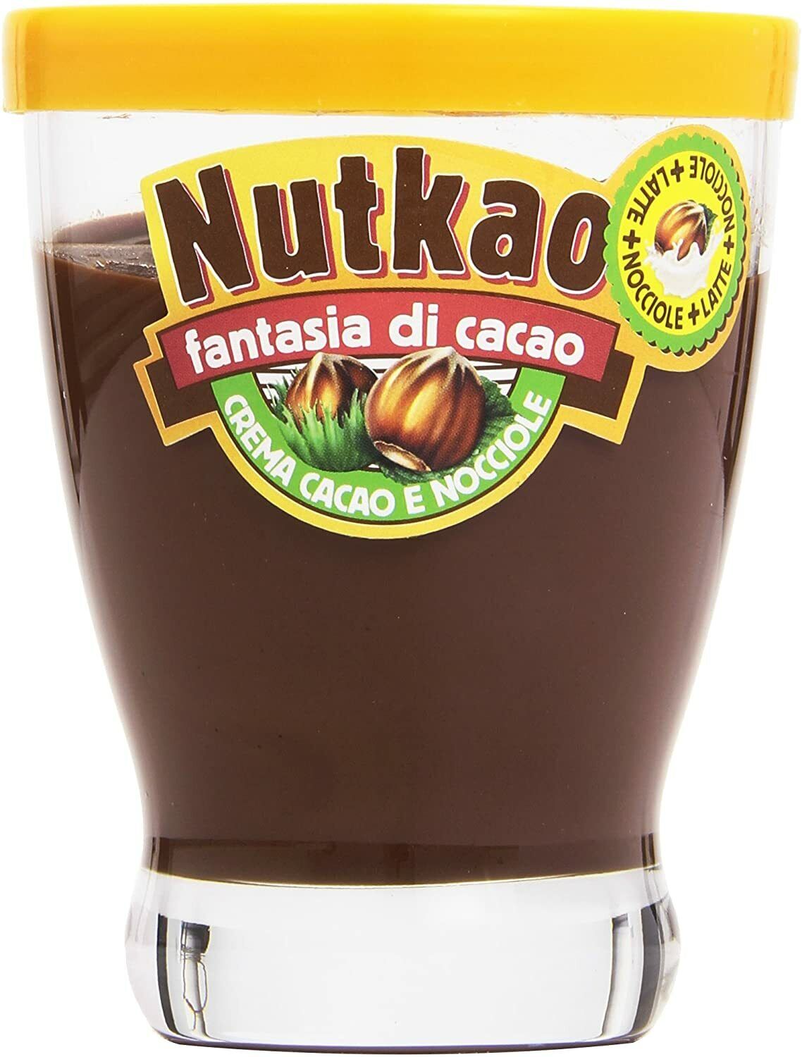Nutkao fantasia di cacao, Crema da Spalmare Cacao e Nocciole, senza glutine 200g