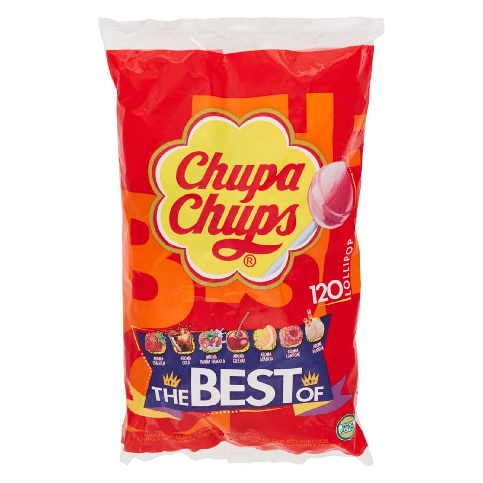 Chupa Chups The Best Of Lollipop Busta da 120 Lollipop