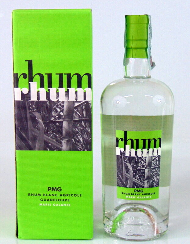 RUM RHUM RHUM PMG RHUM BLANC AGRICOLE GUADELOUPE MARIE GALANTE 41%vol.