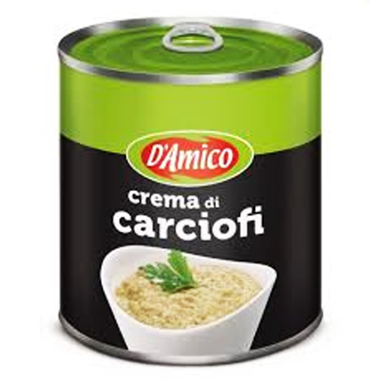 SUGO CREMA DI CARCIOFI D'AMICO SUGHI BARATTOLO 800 GR CONDIMENTO PIZZA PANINI