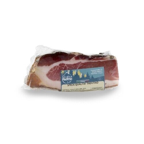 SPECK CON MARCHIO QUALITA' TRENTINO - TRANCIO 500 GR | SALUMIFICIO PARISI