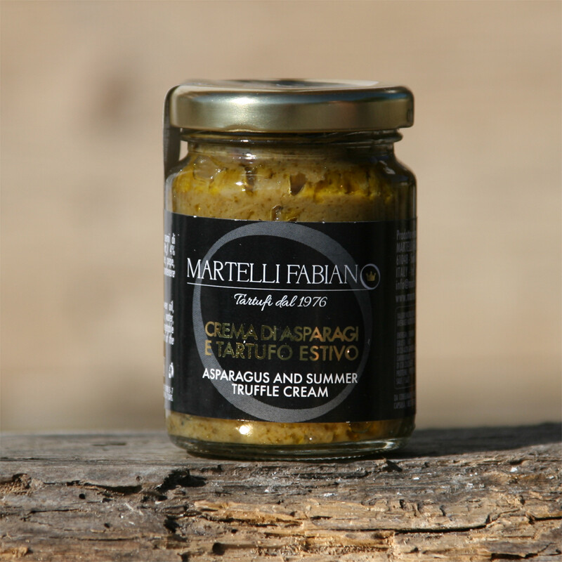 SALSA AL TARTUFO - ASPARAGI E TARTUFO NERO ESTIVO GR.90 - ASPARAGUS AND TRUFFLE