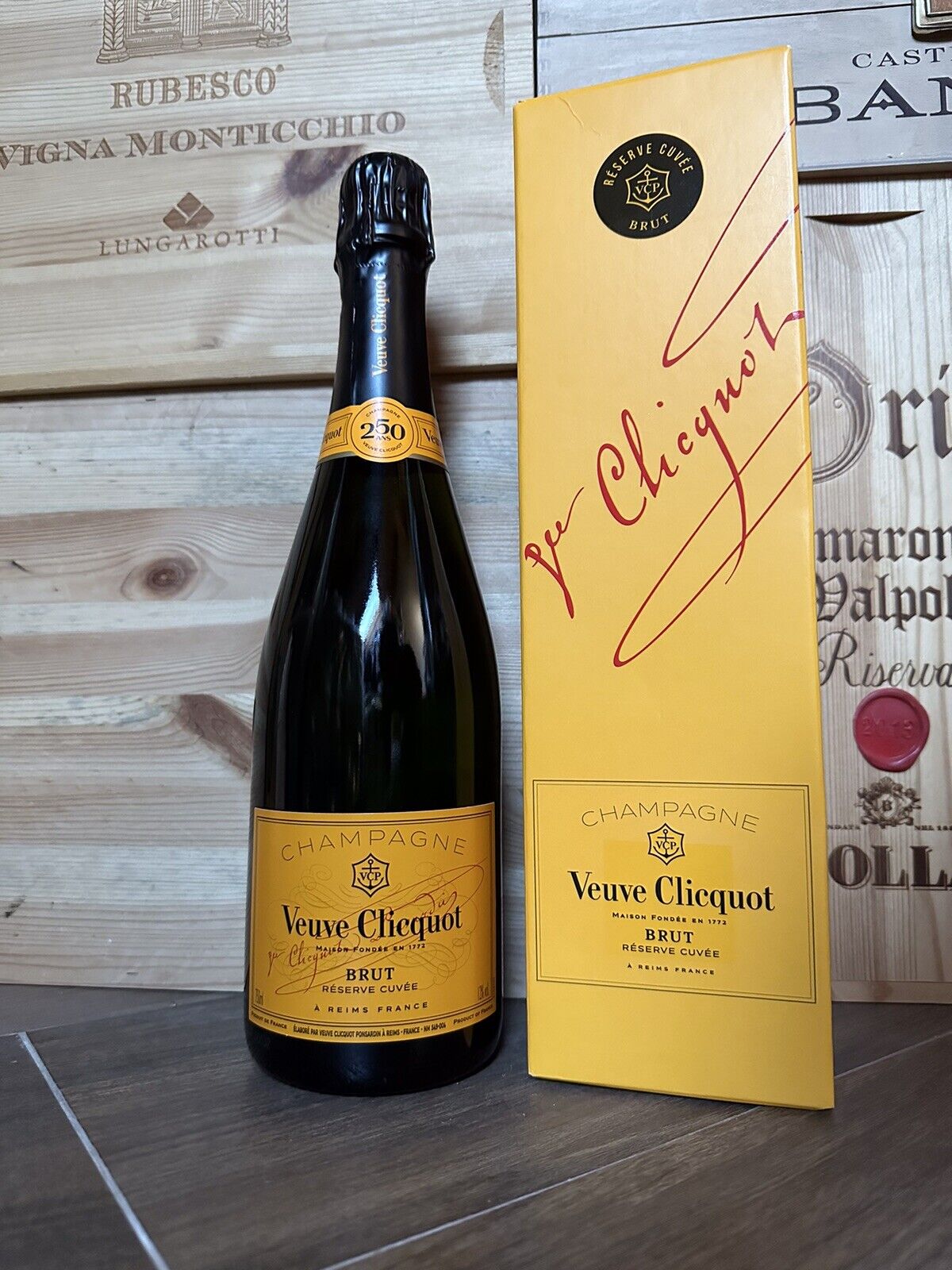Veuve Clicquot Champagne Brut 75ml Astucciato