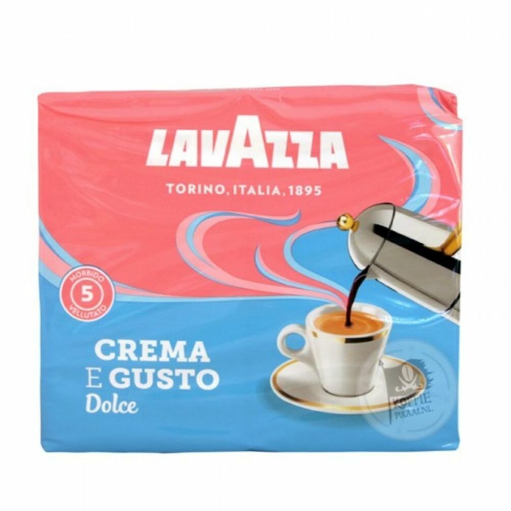 Lavazza Caffe' Crema E Gusto Delicato Dolce 2 Confezioni Da 250 Grammi