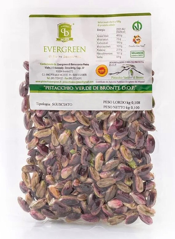 Pistacchio verde di Bronte DOP sgusciato 100 gr