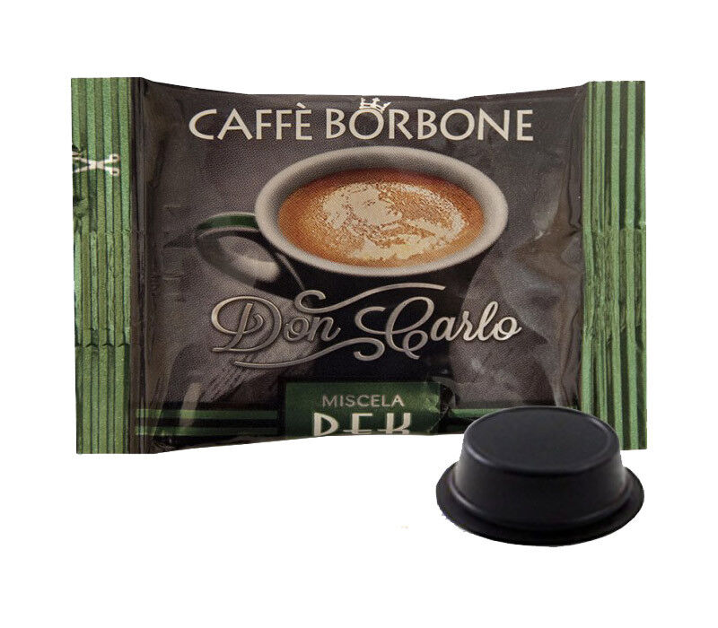 500 CAPSULE CAFFE' BORBONE MISCELA DEK DON CARLO A MODO MIO RISTO