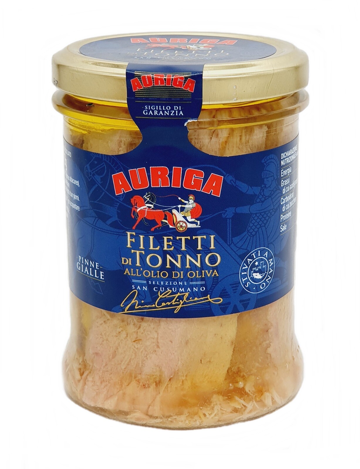 FILETTI DI TONNO AURIGA NINO CASTIGLIONE 300GR